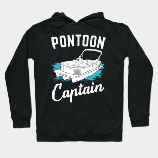 Pontoon Captain Boat Boating Gift Hoodie